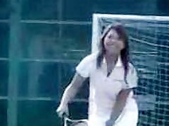 Asian Beauty's Tennis Lessons Turn into Nipping XXX Playtime with Coach in Tokyo