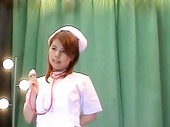 Screwing the Redheaded Nurse's Sexy Ass in Her White Uniform