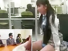 Horny for cute Japanese girls getting fucked in job interviews - 90s Tokyo porn