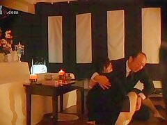 Fucking Nippon Bitch takes it up the ass in front of her dead husband's casket.