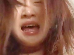 Japanese pussy busted with big cock: Nippon babe's horny fuck