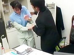 Nippon XXX – Office Cleaner Gets Roughly Pushed to Fuck